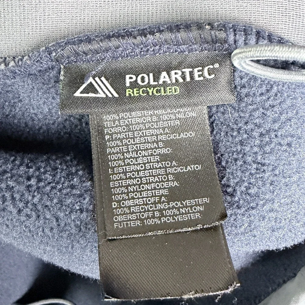 The NORTH FACE Denali Zip Fleece Polartec Vented Jacket Sweater Blue Gray Men XL